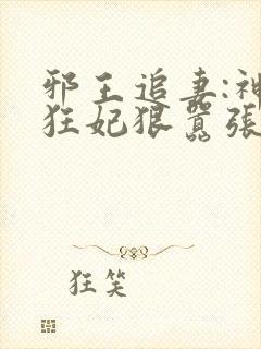 邪王追妻:神医狂妃狠嚣张阅读