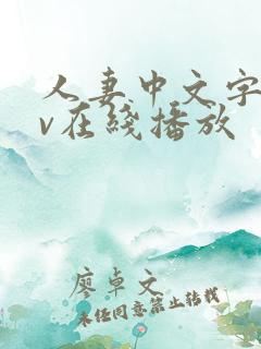 人妻中文字幕av在线播放