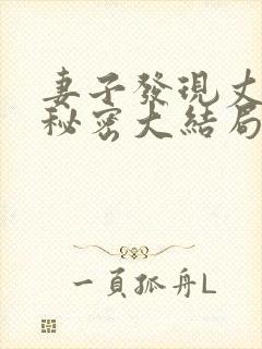 妻子发现丈夫的秘密大结局