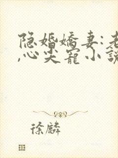 隐婚娇妻:老公,心尖宠小说