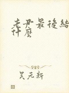 老尹最后结局是什么
