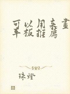 可以用来画画的平板推荐