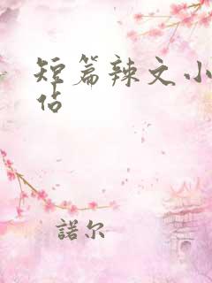 短篇辣文小说网站