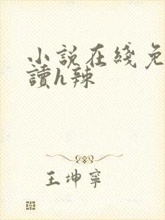 小说在线免费阅读h辣