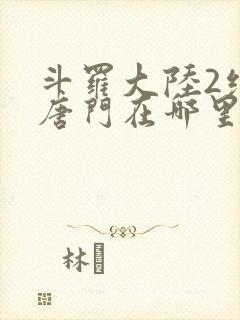 斗罗大陆2绝世唐门在哪里看