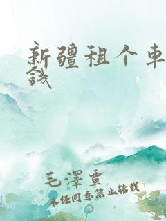 新疆租个车多少钱