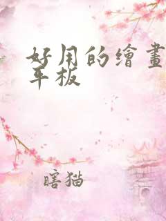 好用的绘画软件平板