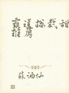 霸道总裁甜宠剧推荐