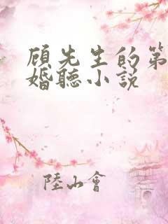 顾先生的第一宠婚听小说