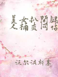 美女扒开腿让男人桶爽网站