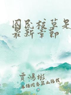 国民校草是女生最新章节