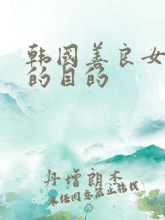韩国善良女秘书的目的