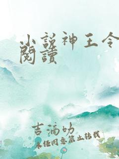小说神王令在线阅读