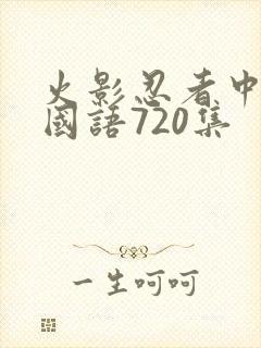 火影忍者中文版国语720集