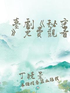 台剧《秘密关系》免费观看第四集