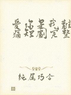 爱你是我难言的痛短剧完整版