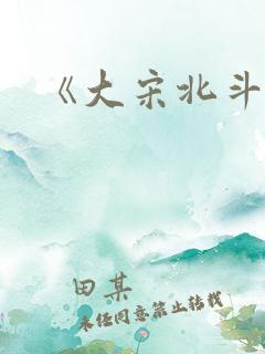 《大宋北斗司》