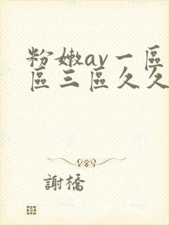 粉嫩av一区二区三区久久