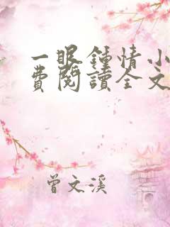 一眼钟情小说免费阅读全文