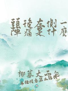 头后左侧一阵一阵痛是什么原因