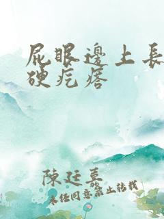 屁眼边上长了个硬疙瘩