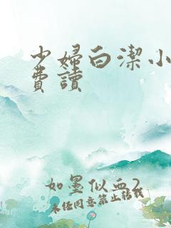 少妇白洁小说免费读