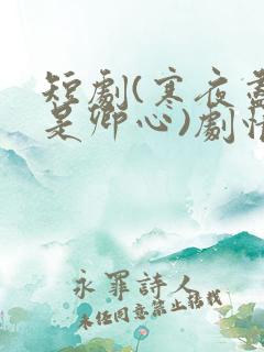 短剧(寒夜尽处是卿心)剧情介绍