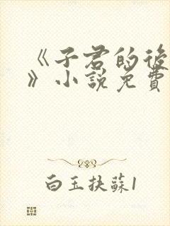 《子君的后半生》小说免费阅读