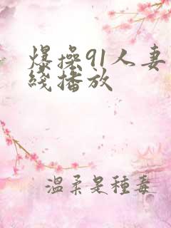 爆操91人妻在线播放