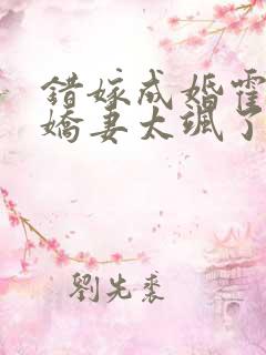 错嫁成婚霍少小娇妻太飒了