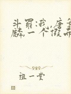 斗罗:我,唐舞麟,一个假面骑士