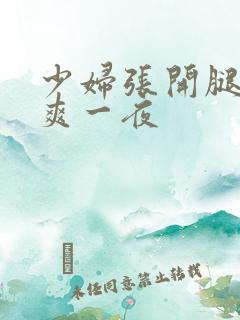少妇张开腿让我爽一夜