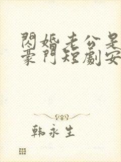 闪婚老公是超级豪门短剧安南