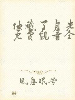 他藏了月光短剧免费观看全集完整版