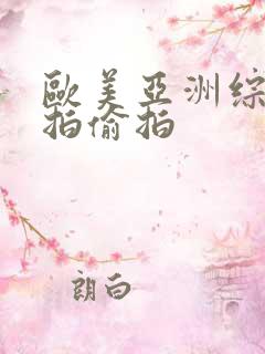 欧美亚洲综合自拍偷拍