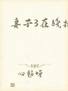妻子3在线播放
