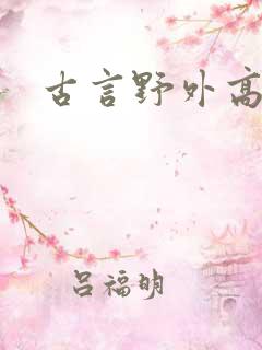 古言野外高h