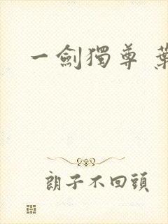 一剑独尊 叶玄
