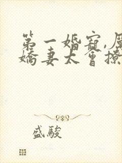 第一婚宠,厉爷娇妻太会撩