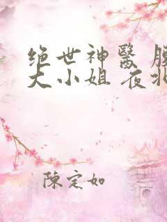 绝世神医 腹黑大小姐 夜北