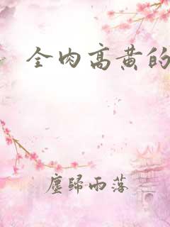 全肉高黄的小说