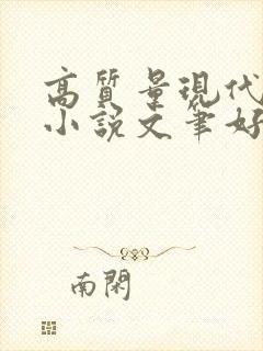 高质量现代言情小说文笔好推荐