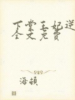 下堂王妃逆袭记全文免费