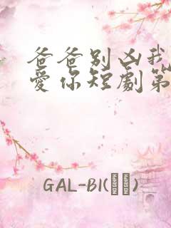 爸爸别凶我我也爱你短剧第11集