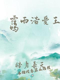 霍雨浩爱王秋儿吗