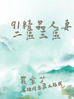 91精品人妻区二区三区