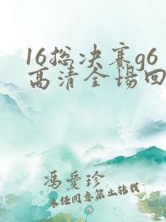 16总决赛g6高清全场回放