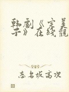 韩剧《完美的妻子》在线观看