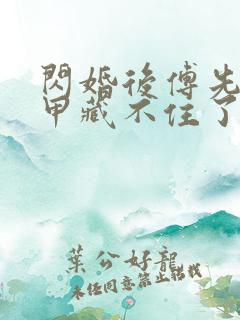闪婚后傅先生马甲藏不住了短剧免费观看