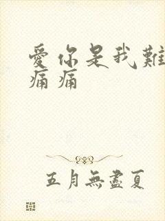 爱你是我难言的痛痛